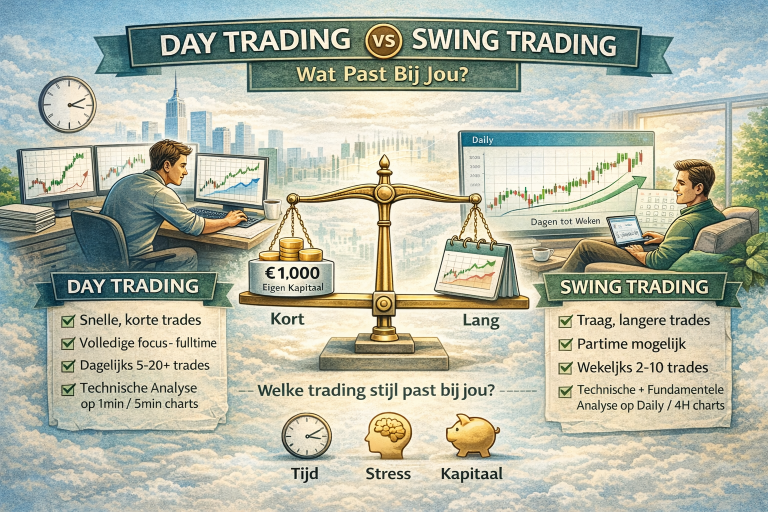 day trading swing trading, tips voor traden, trading tips, starten met traden, wat is swingtraden, wat is daytraden, daytrading, swingtrading